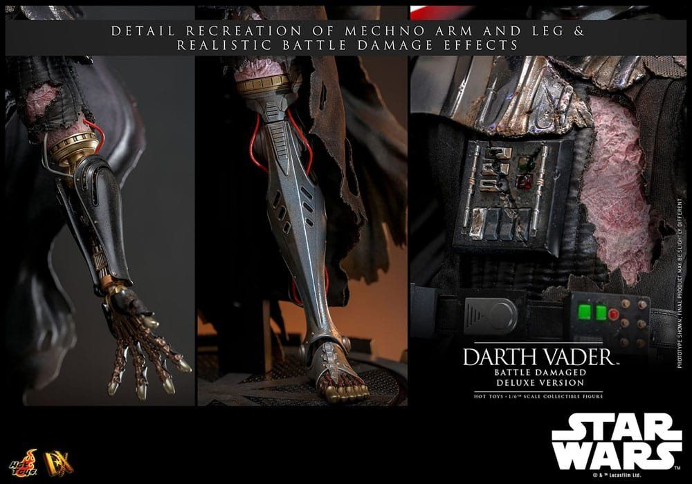 Hot Toys Statuette: Hot toys Darth Vader Battle Damanged Version – Nuovo e nell'imballaggio originale da Aarau Rohr venduto da tobinogio 9