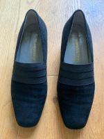 Schwarzer Wildleder Pumps Gr. 38,5 " Alexandria"