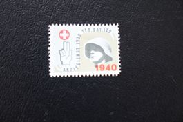TER. BAT. 129 AKTIVDIENST 1939 mit rotem Aufdruck 1940