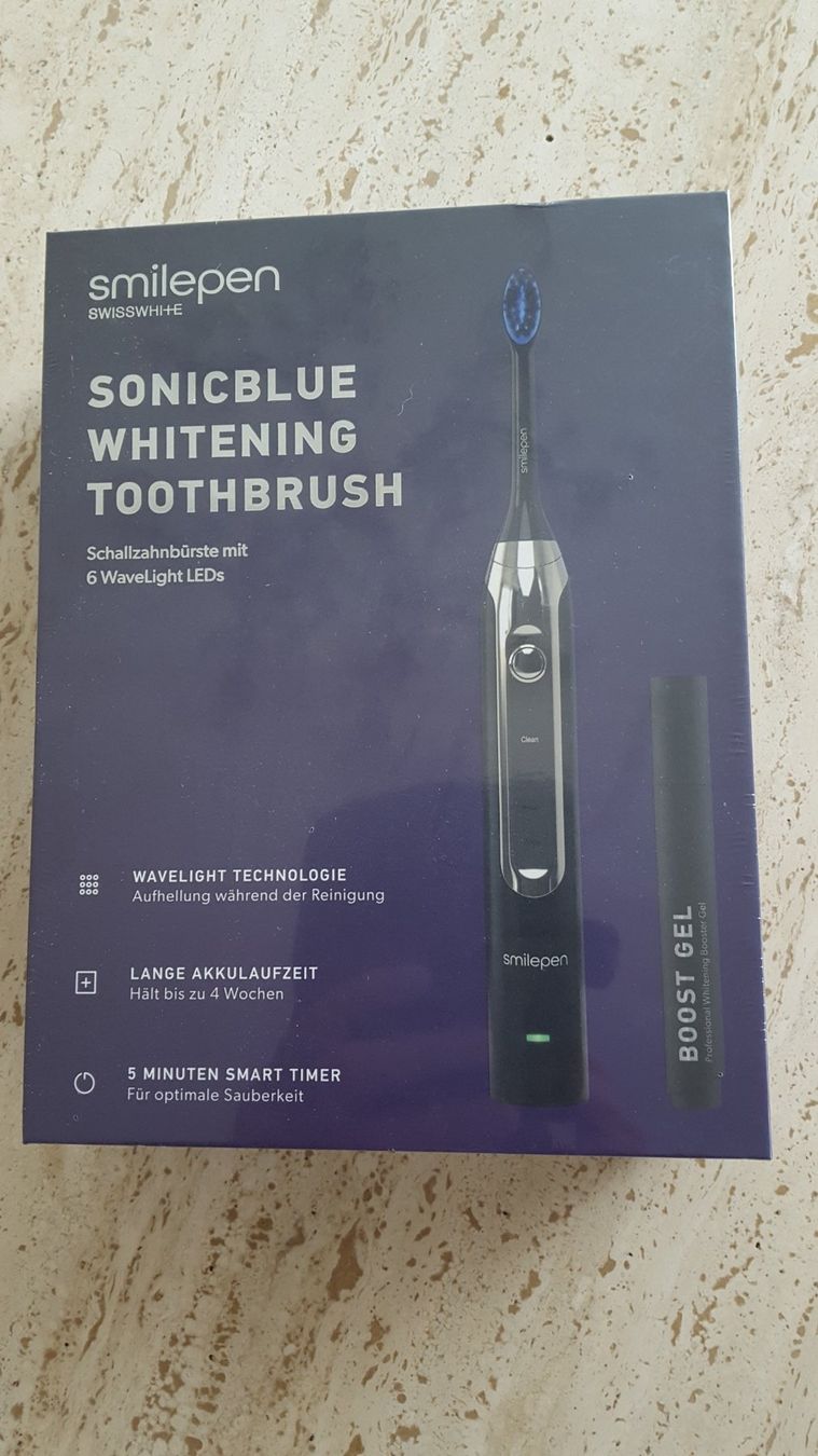 Cura dei denti: Schallzahnbürste Sonicblue neu – Nuovo e nell'imballaggio originale da Reinach venduto da 3Guggerli