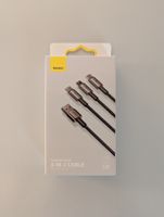 Baseus Tungsten Gold 3-in-1 Ladekabel neu