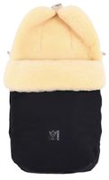 Kaiser Lammfell-Fusssack Natura – Schwarz (ne