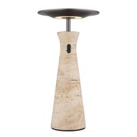 LED Tischleuchte, Akku, 34 cm Höhe