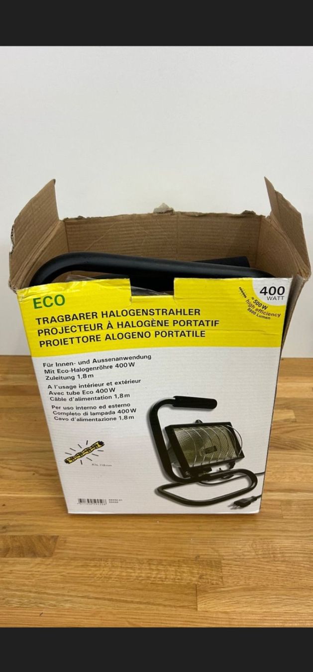 Lampade: Tragbarer Halogenstrahler 400W – Usato da Beinwil am See venduto da amanda12345 2