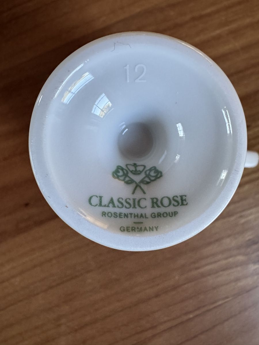 Rosenthal Tassen: Rosenthal Espresso Tasse Classic Rose – Gebraucht aus Therwil von rowe-spezial 3