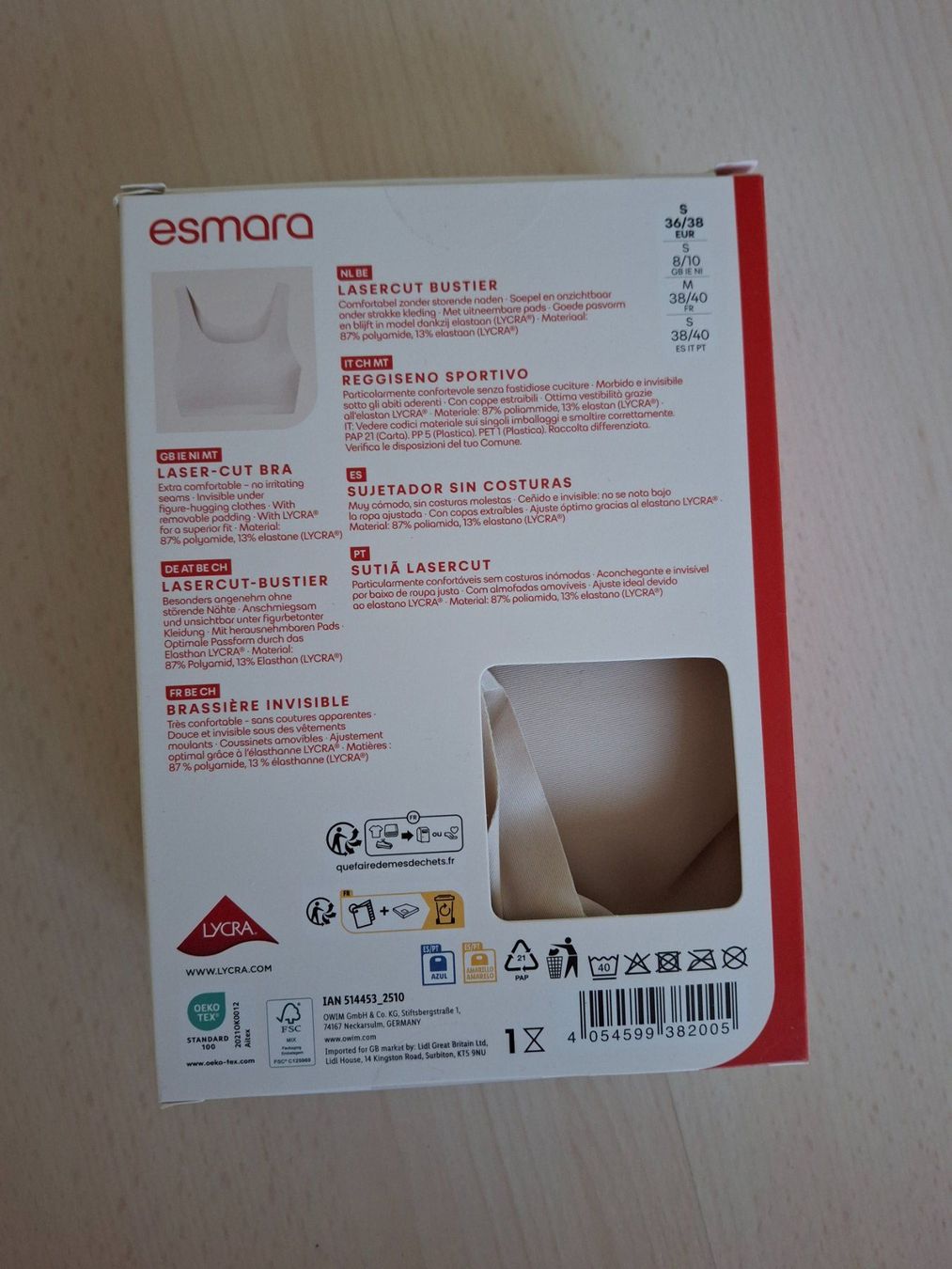 Altra biancheria intima: Esmara Bustier Laser-Cut Grösse S neu – Nuovo e nell'imballaggio originale da Walterswil SO venduto da mel_5b2h 1