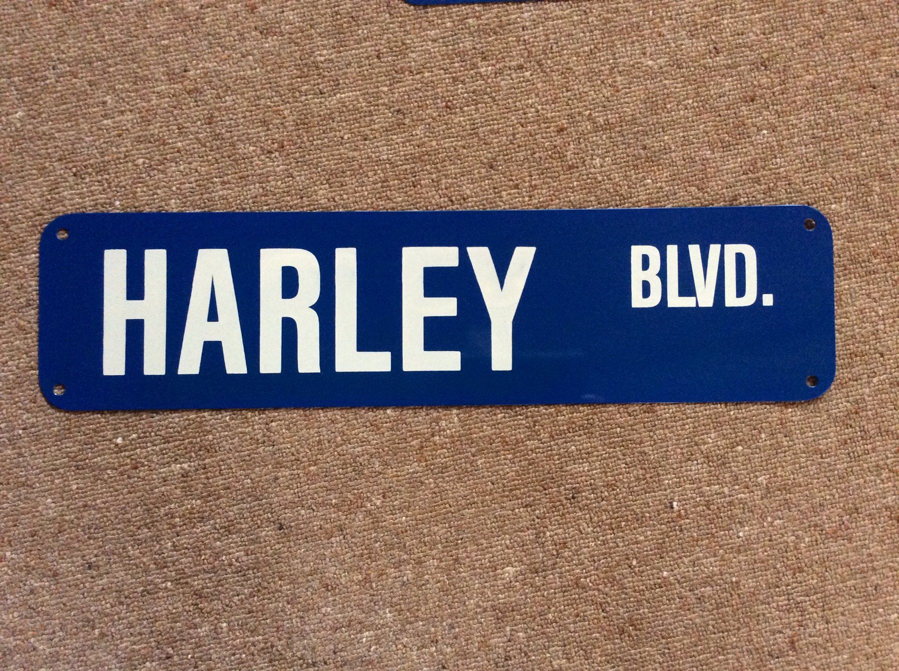 Harley-Davidson Ecriteaux: Harley Boulevard Strassenschild – Neuf (Voir description) à Berg TG par Electrolux23