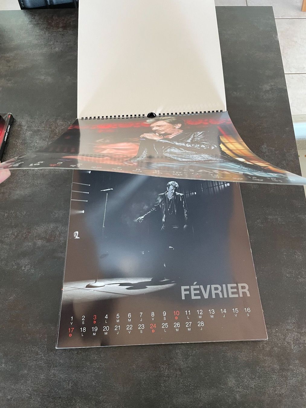 Calendari: Johnny Hallyday Livre CD et Calendrier – Usato da Vallamand venduto da Bricbracbroc82 8