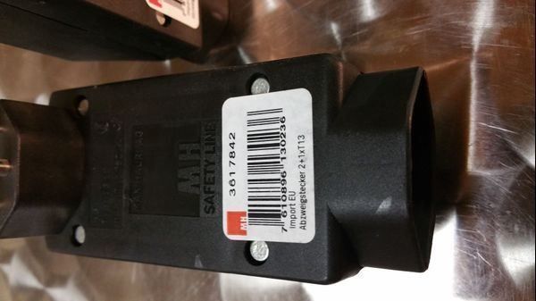 Spine: 5X Abzweigstecker 2+1xT13 Neu – Nuovo e nell'imballaggio originale da Uerkheim venduto da Justi.y 2