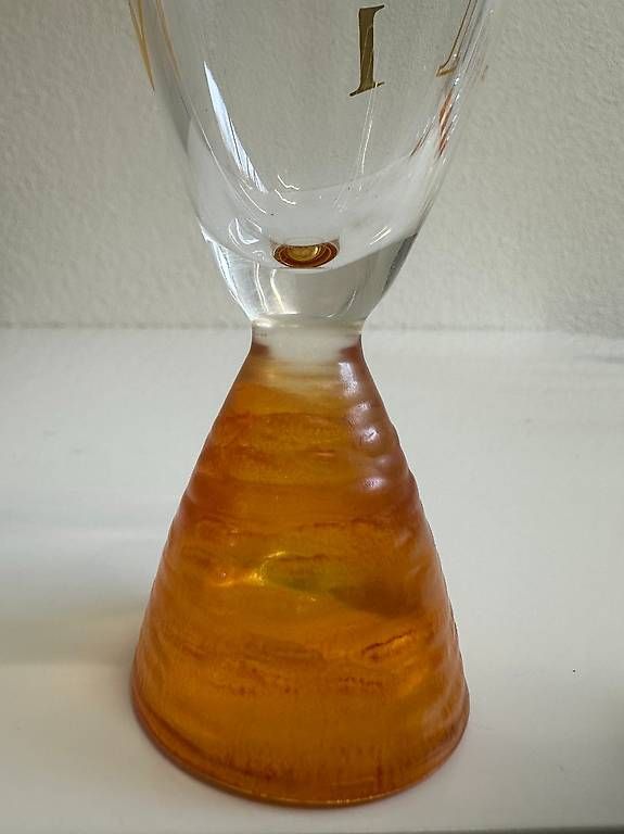 Bicchieri: Design Champagnergläser 6 Stück mit Goldrand – Usato da Obernau venduto da Arche_Noah_Brocki 4