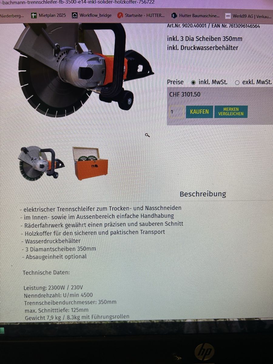 Tutte le macchine: Trennjäger elektro FB3500 – Nuovo (secondo la descrizione) da bäretswil venduto da doser25 6