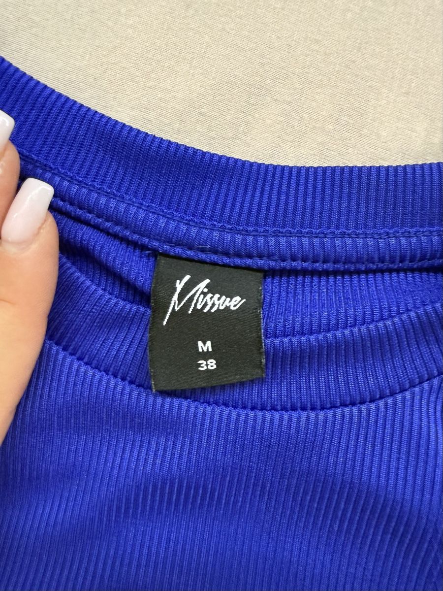 Tops: Haut Bleu Dos Nu Manches Longues Taille M – Neu (gemäss Beschreibung) aus Granges VS von coraliegrd5 2