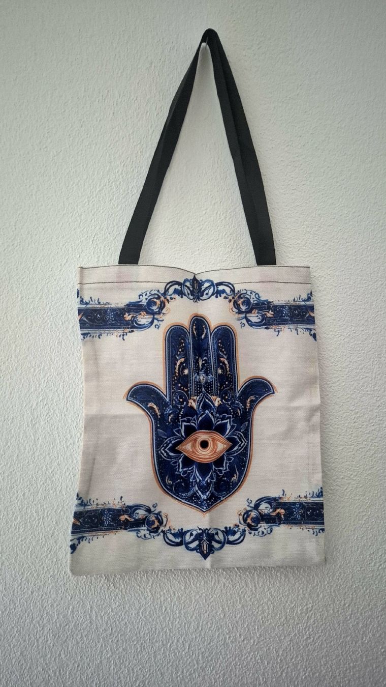Sacs: Borsa tote mano di Fatima occhio blu – Neuf (Voir description) à Giubiasco par Stefaniav