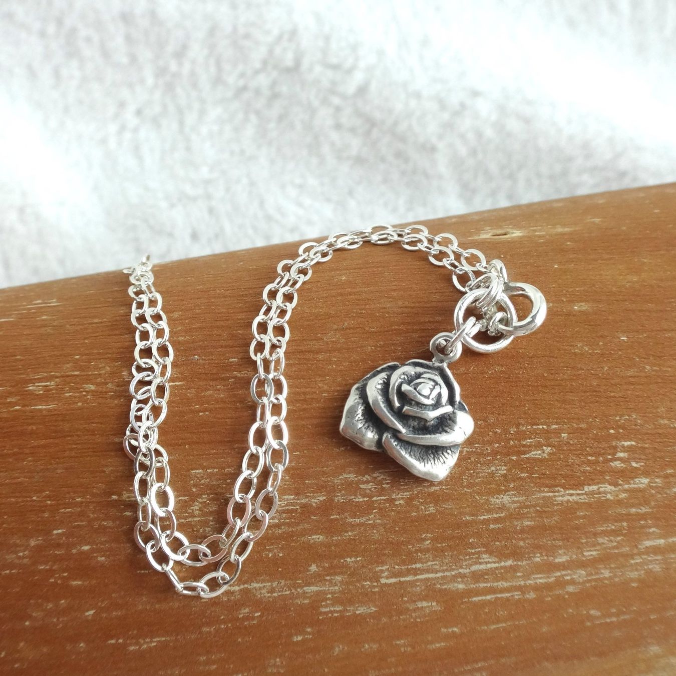 Catenine: Fusskettchen Rose Silber 925  NEU – Nuovo e nell'imballaggio originale da Dielsdorf venduto da kumsch 1