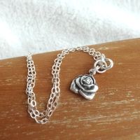 Fusskettchen Rose Silber 925  NEU