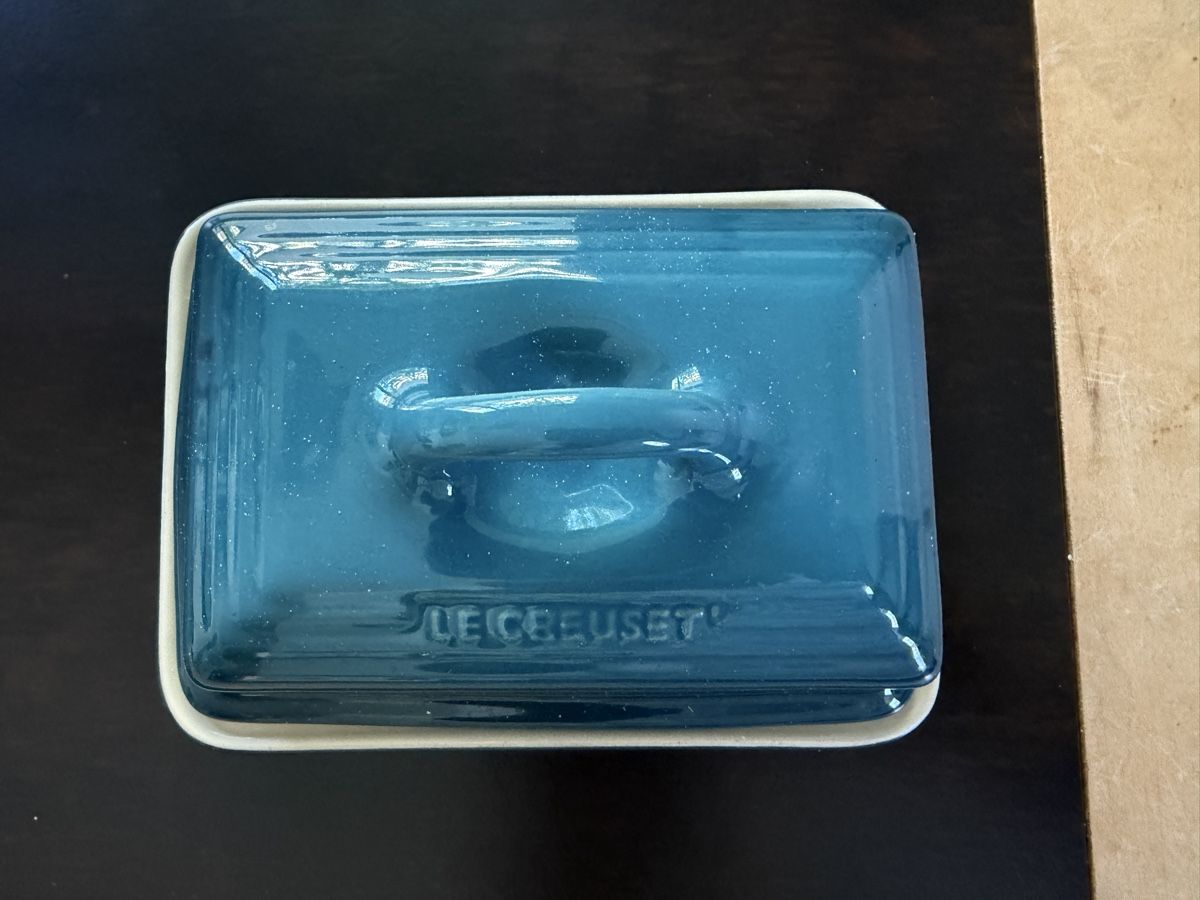 Le Creuset Altre Stoviglie: Le Creuset Butterdose blau – Nuovo (secondo la descrizione) da Luzern venduto da Toko77 1
