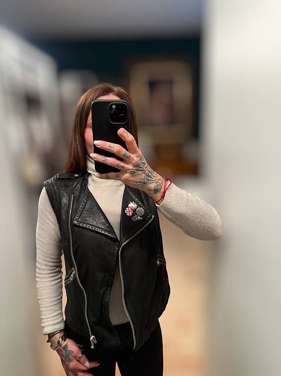 Gilets: Miss Sixty Biker Weste Lederweste GR S – D'occasion à Dübendorf par lilasonderbar 3