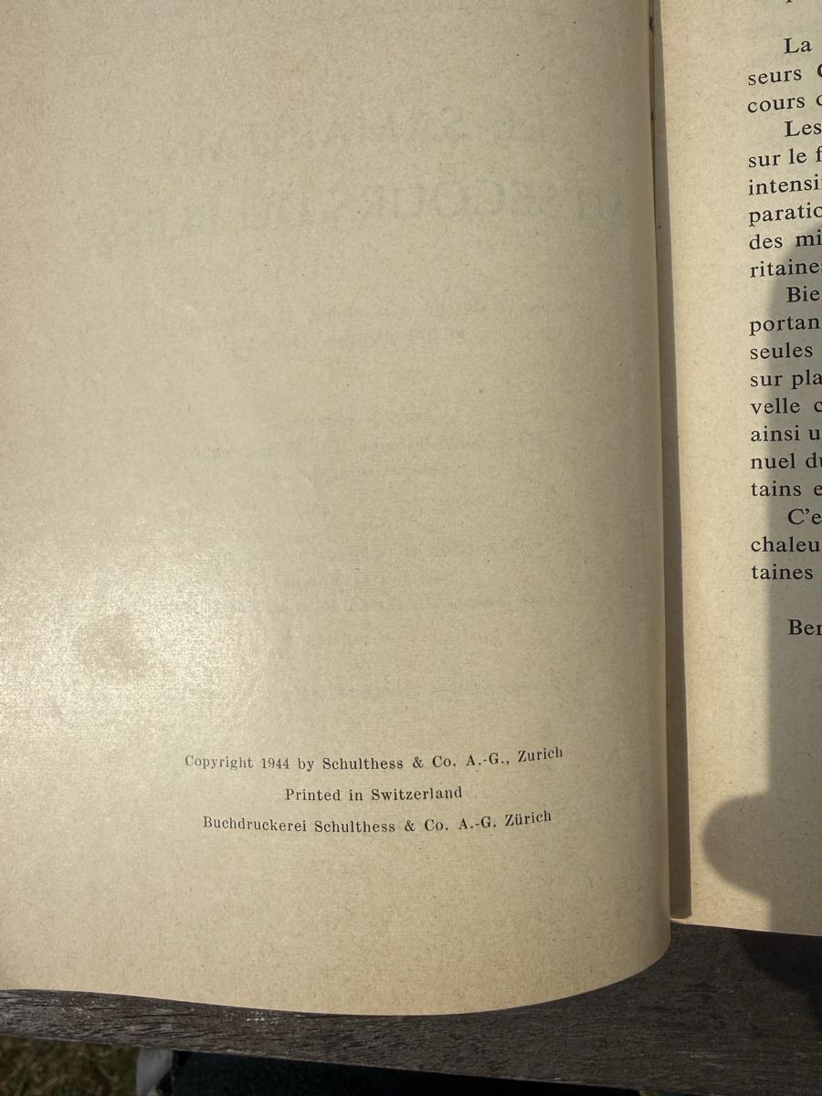 Livres: Le Samaritain au Secours du Blessé 1944 – D'occasion à Fribourg par Ardoffel 2