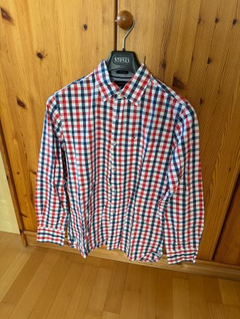 Tommy Hilfiger Hemd kariert rot blau weiss