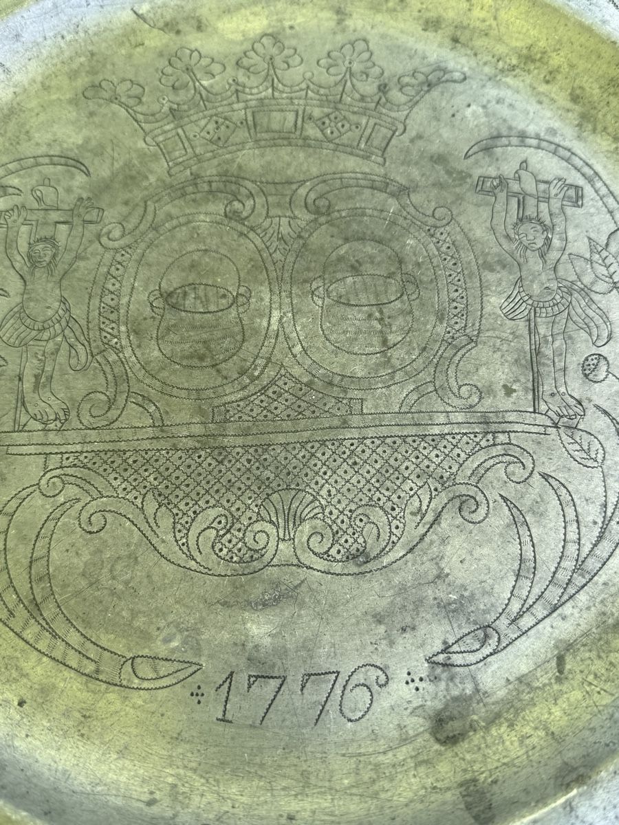 Piatti di portata: Plat en étain, année 1776. – Usato da Les Bayards venduto da aout 2
