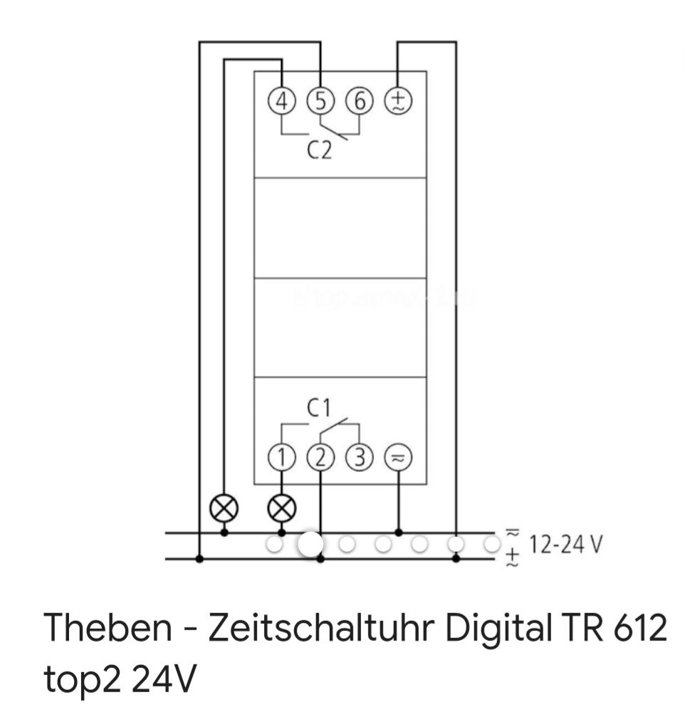 Elektronikbauteile: Theben TR 612 top2 24V Zeitschaltuhr – Neu (gemäss Beschreibung) aus Chur von Sihar 6
