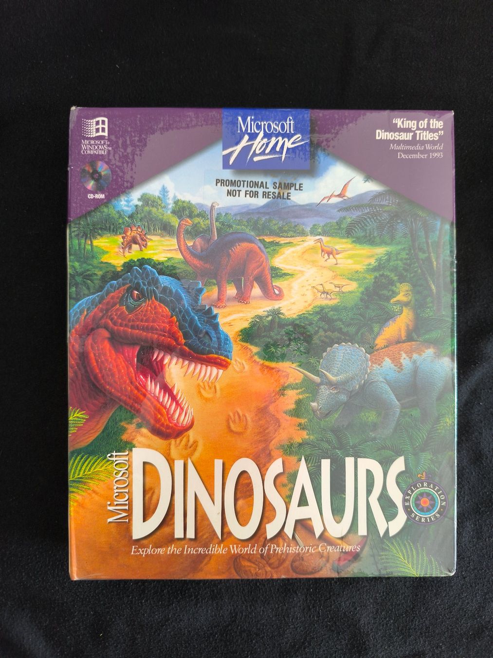 Microsoft Software: Microsoft Home Dinosaurs Windows 98 Software Rare – Nuovo e nell'imballaggio originale da Schüpfen venduto da RetroSteelix