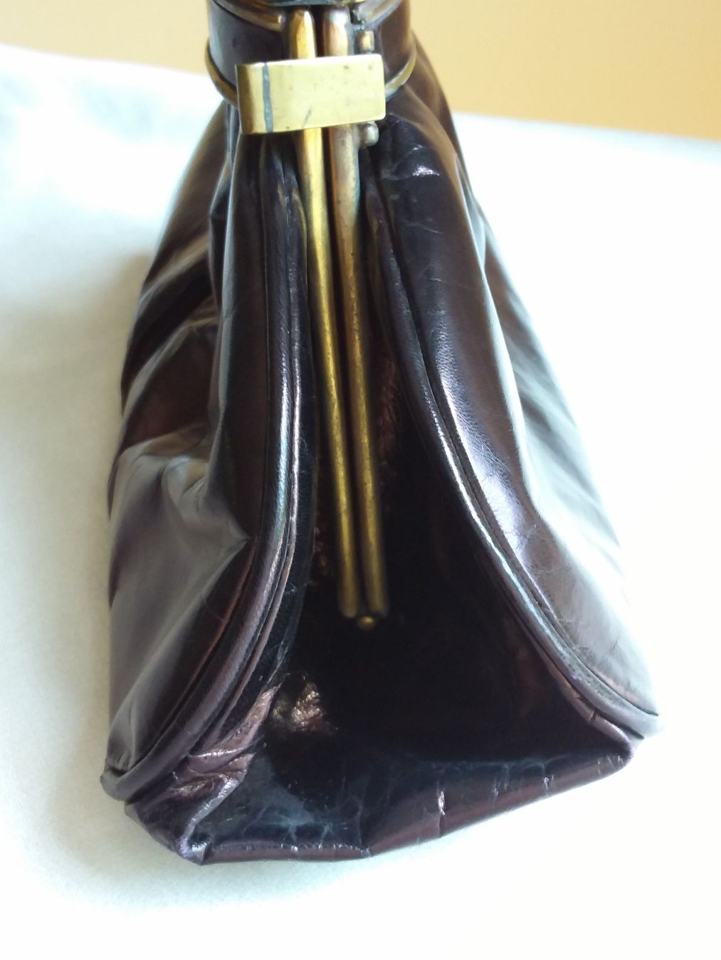 Taschen für Damen: Top Antike Ledertasche Art Déco 1930 – Gebraucht aus Zürich von helsan 6