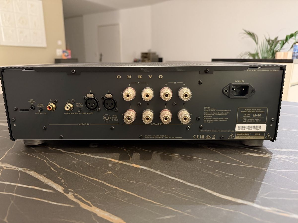 Onkyo Verstärker: ONKYO M-80 Endstufe – Gebraucht aus Rapperswil SG von Whitecielo 5