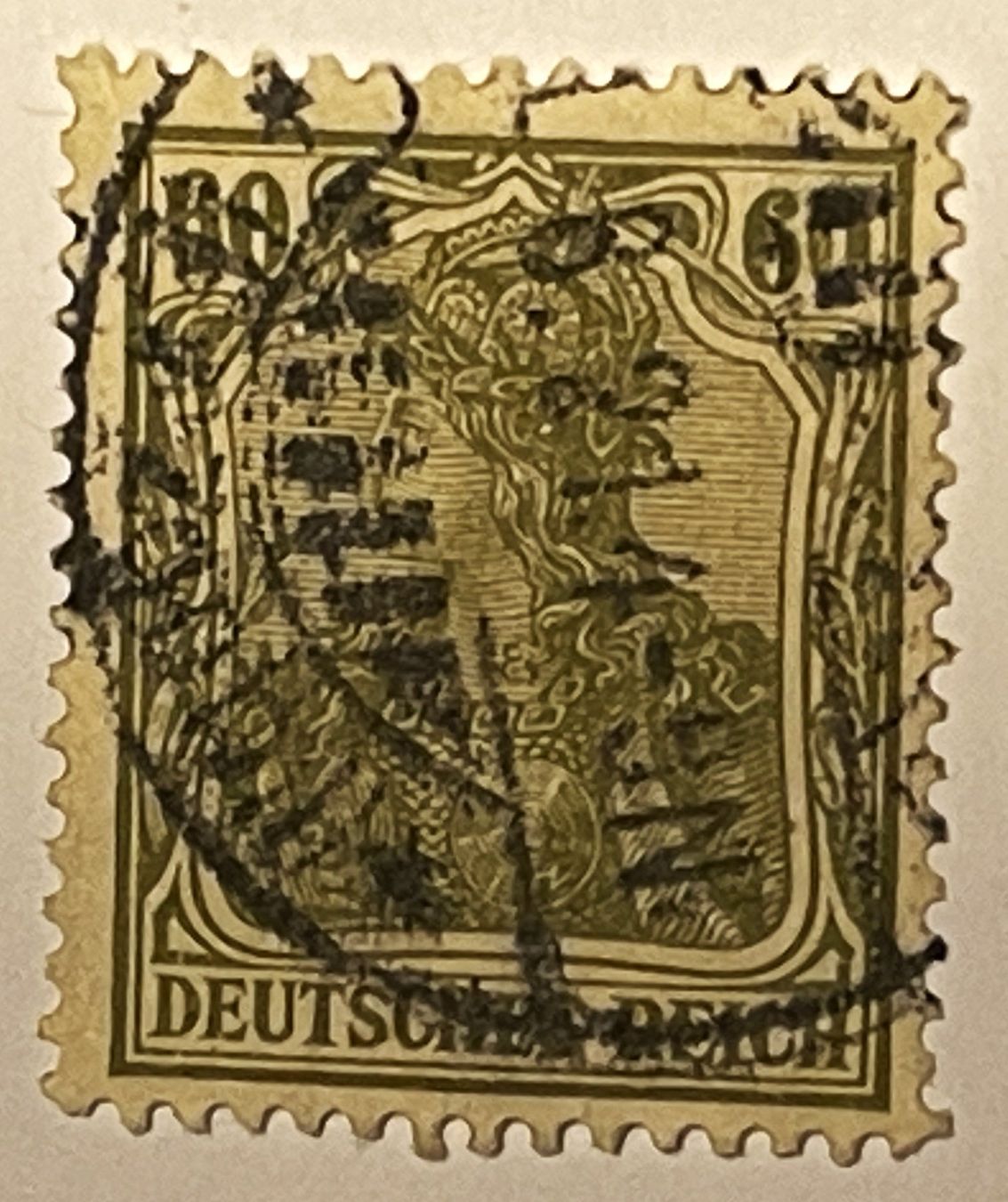 Tutti i francobolli: Deutsches Reich 60 Pfennig – Usato da Oftringen venduto da Vucki 1