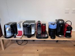 7 Stk. Kaffeemaschinen Nespresso Kapsel Maschinen
