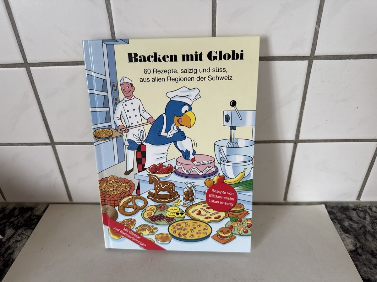 Libri: Backen mit Globi Unbemalt Neu 2016. – Nuovo e nell'imballaggio originale da Mellingen venduto da Wupper
