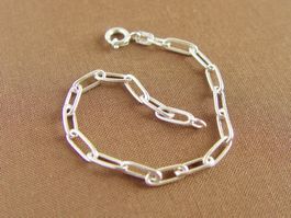 Armkette aus Silber 800, Handarbeit, 18cm lang