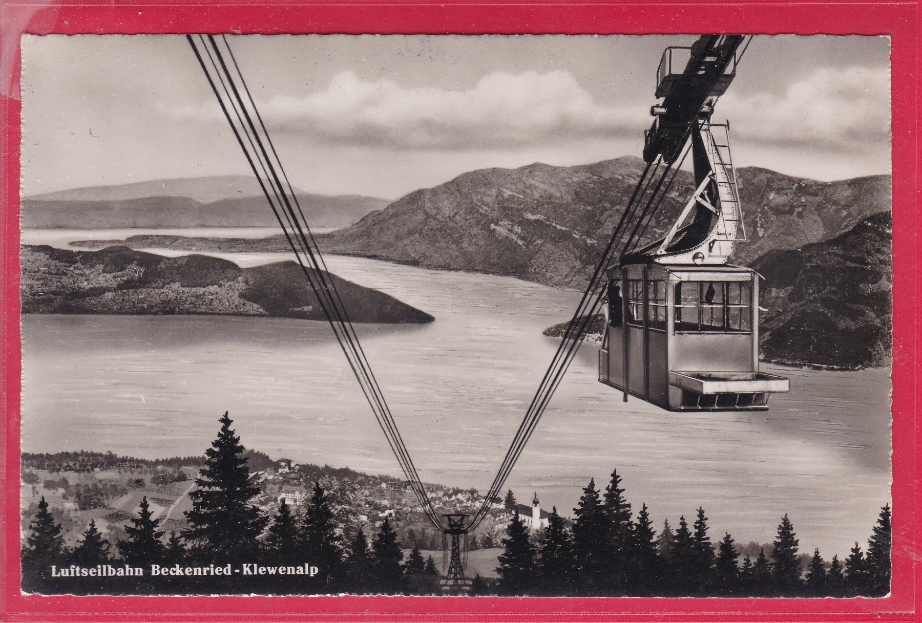 Cartoline postali: LUFTSEILBAHN BECKENRIED - KLEWENALP – Usato da Oberrieden venduto da Gebirgsstelze