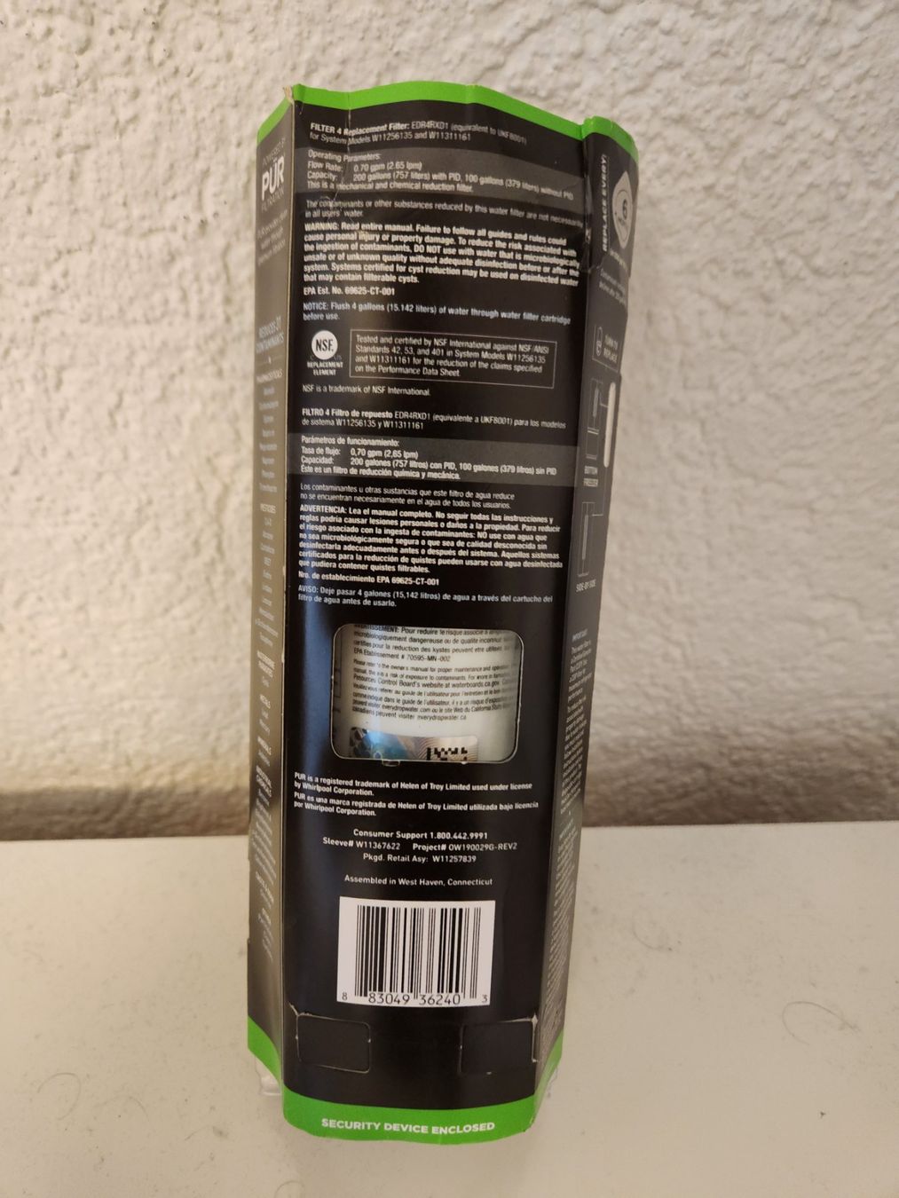 Sanitär: EveryDrop 4 Kühlschrank Wasserfilter-Neu & Originalverpackt – Gebraucht aus Meilen von Zen25 4