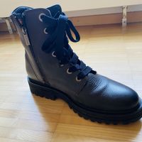 Schnürstiefel 30 Marco Polo braunes Leder guter Zustand