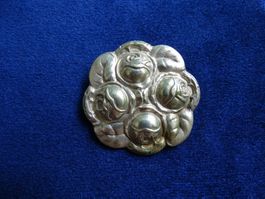 Silber 800 Brosche Rosen Jugendstil Dänemark DKS