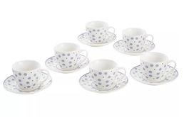 forever 6 Espressotassen mit passender Untertasse