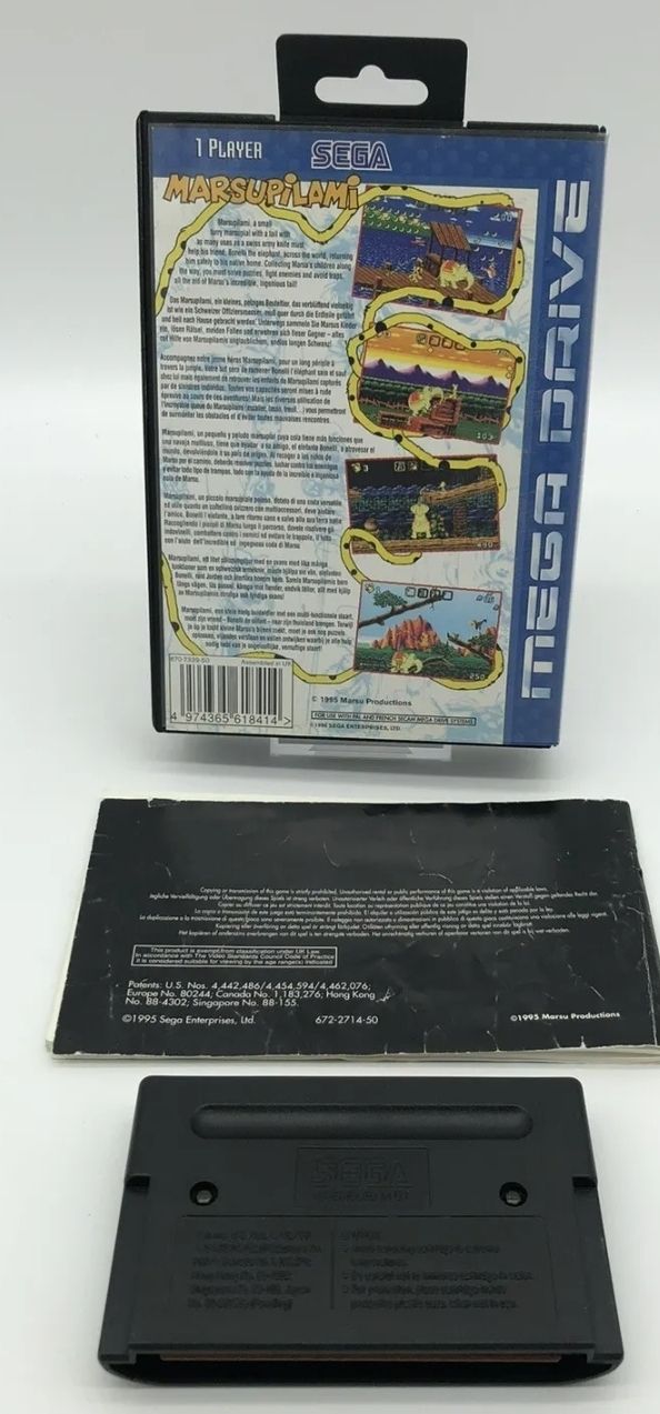 Sega Spiele: Sega Mega Drive Marsupilami komplett – Gebraucht aus Rheinau von tobitobsen80 2