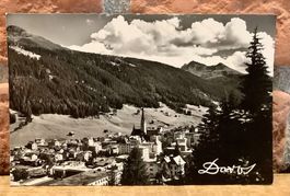 1963 - DAVOS-PLATZ gegen das Aelplihorn - Engadin