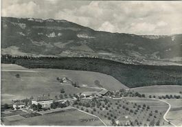 Riedholz SO Flugaufn. Nr.6505 Wallierhof Landw. Schule ,1964