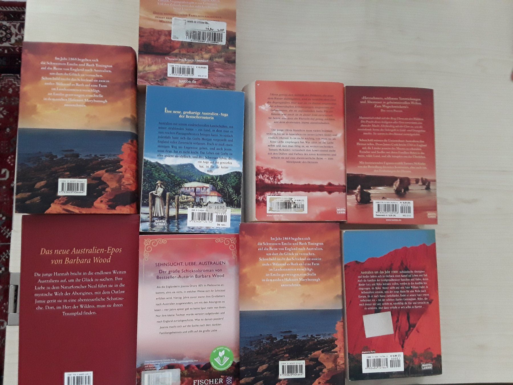 Bücher: BÜCHERSET Barbara Wood/Patricia Shaw... – Gebraucht aus Heimberg von Samprof 1