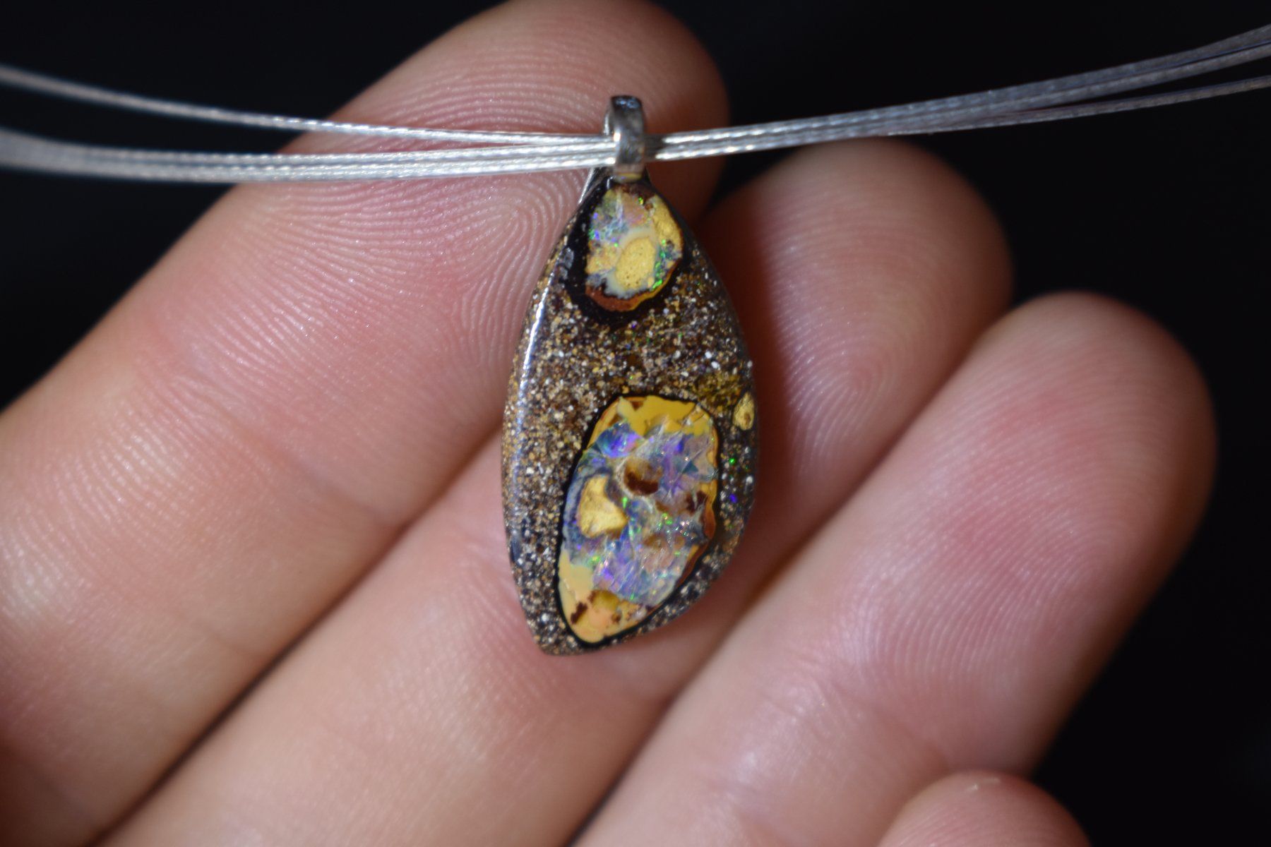 Pietre preziose: Boulder Opal Anhänger – Nuovo (secondo la descrizione) da Aarwangen venduto da kay_f7f5 1