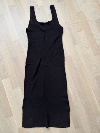Rippstrick Kleid Grösse S Braun H&M HM