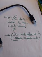 USB3.  kabel to C adapter 3.0 zu 3.1