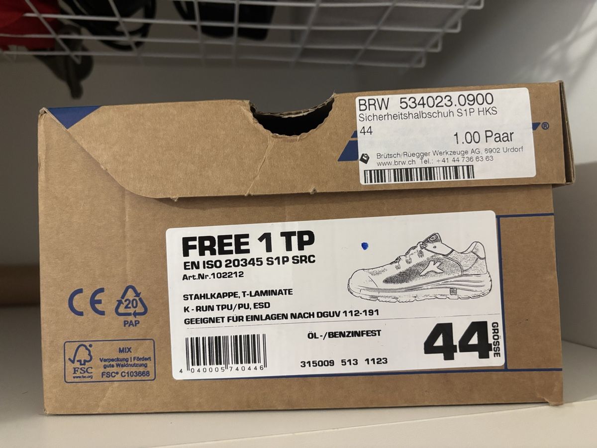 Scarpe da uomo: Sicherheitsschuh Neu – Nuovo (secondo la descrizione) da Windisch venduto da pikolo 1