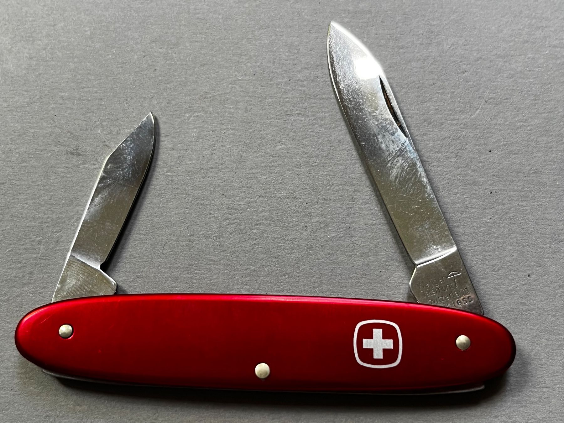 Wenger Coltelli tascabile: Sackmesser Wenger Delémont 85 mm - selten – Usato da Zürich venduto da FV.vintage
