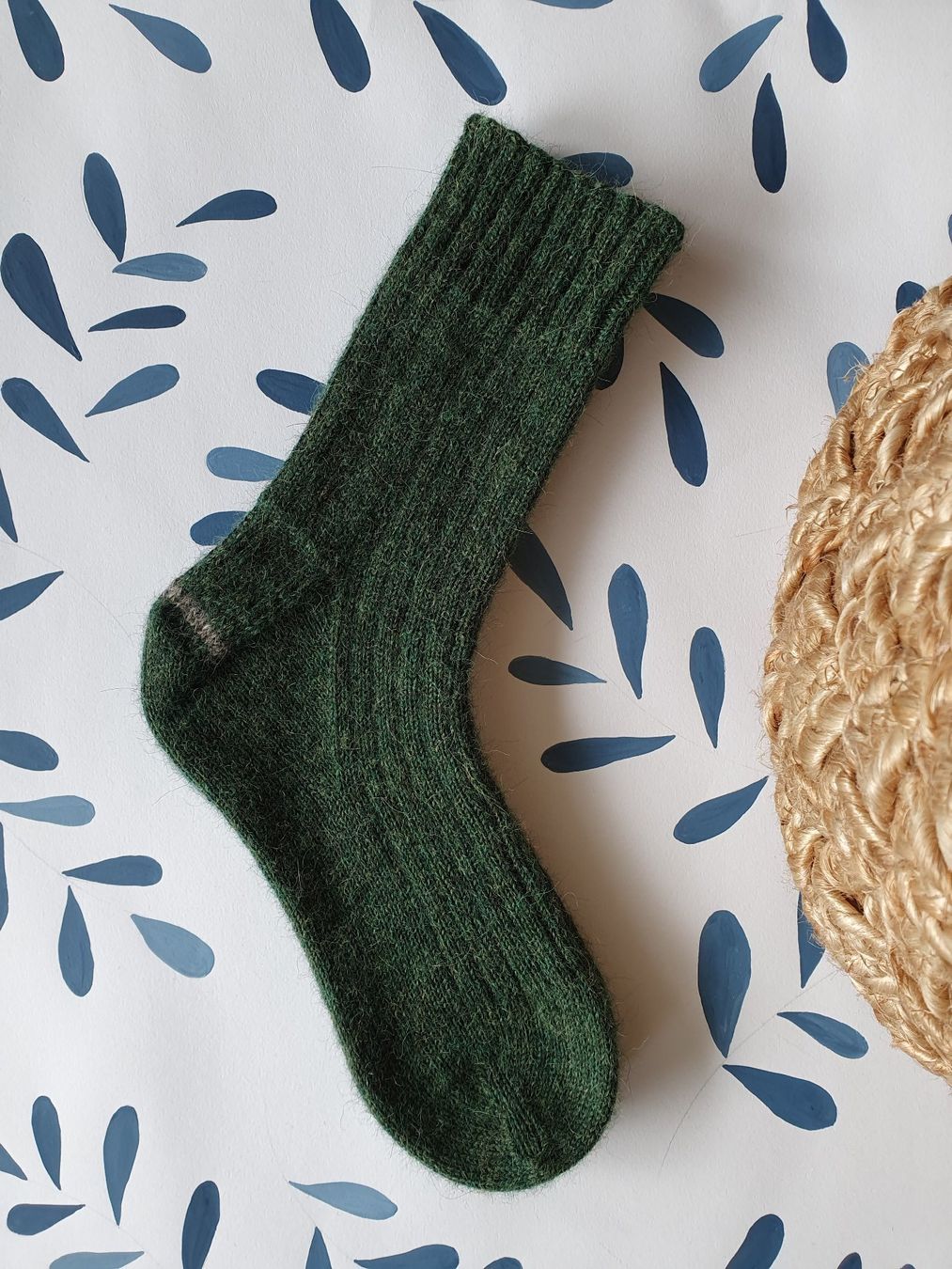 Calze: Handgestrickte Socken, Gr. 38, Wollsocken, Geschenk – Nuovo e nell'imballaggio originale da Neunkirch venduto da Sandramay 1