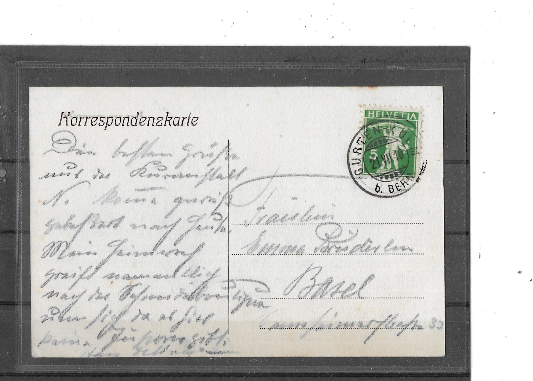 Cartoline postali: BE Gruss aus Kirchlindach 1910 – Usato da Schocherswil venduto da Wilare 1