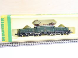 Minitrix SBB Krokodil "grün" E-Lok 2926 - mit OVP