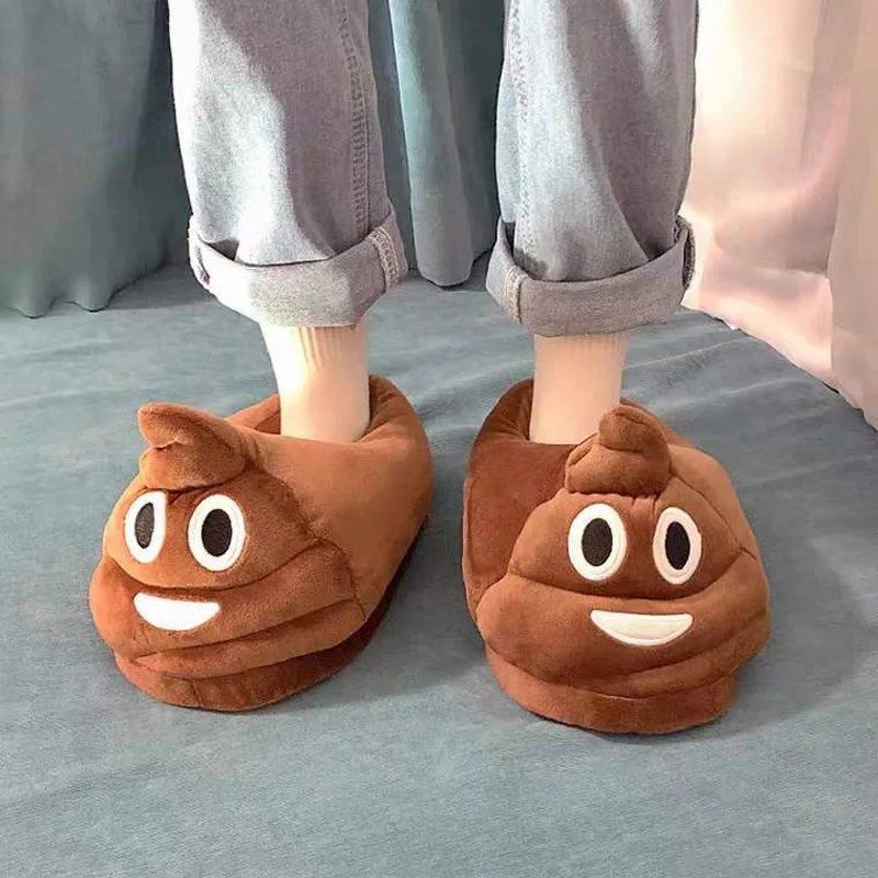 Scarpe da donna: Warme Hausschuhe Kacke - Pantoufles chaudes caca – Nuovo e nell'imballaggio originale da Bremblens venduto da animalopolis 3